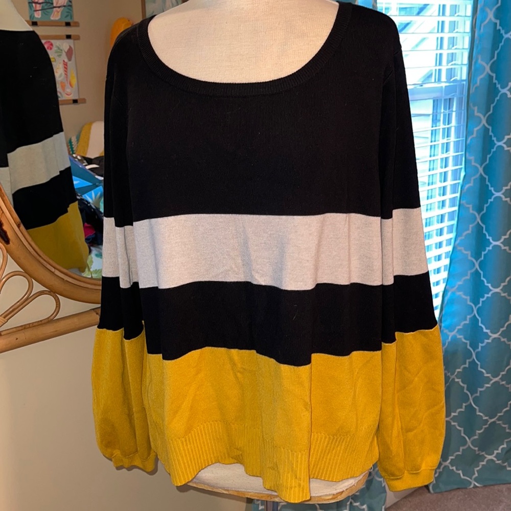 INC I.N.C BLACK sweater XXL